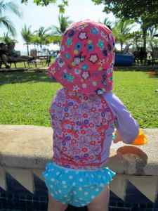 Cutest little beach bum