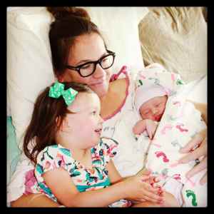 Your sister was so happy to finally meet you, and I was in heaven to have my arms around my two girls for the first time. 