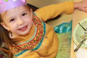 Big ol' three year old smile!