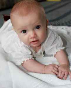 Modeling the baptismal gown